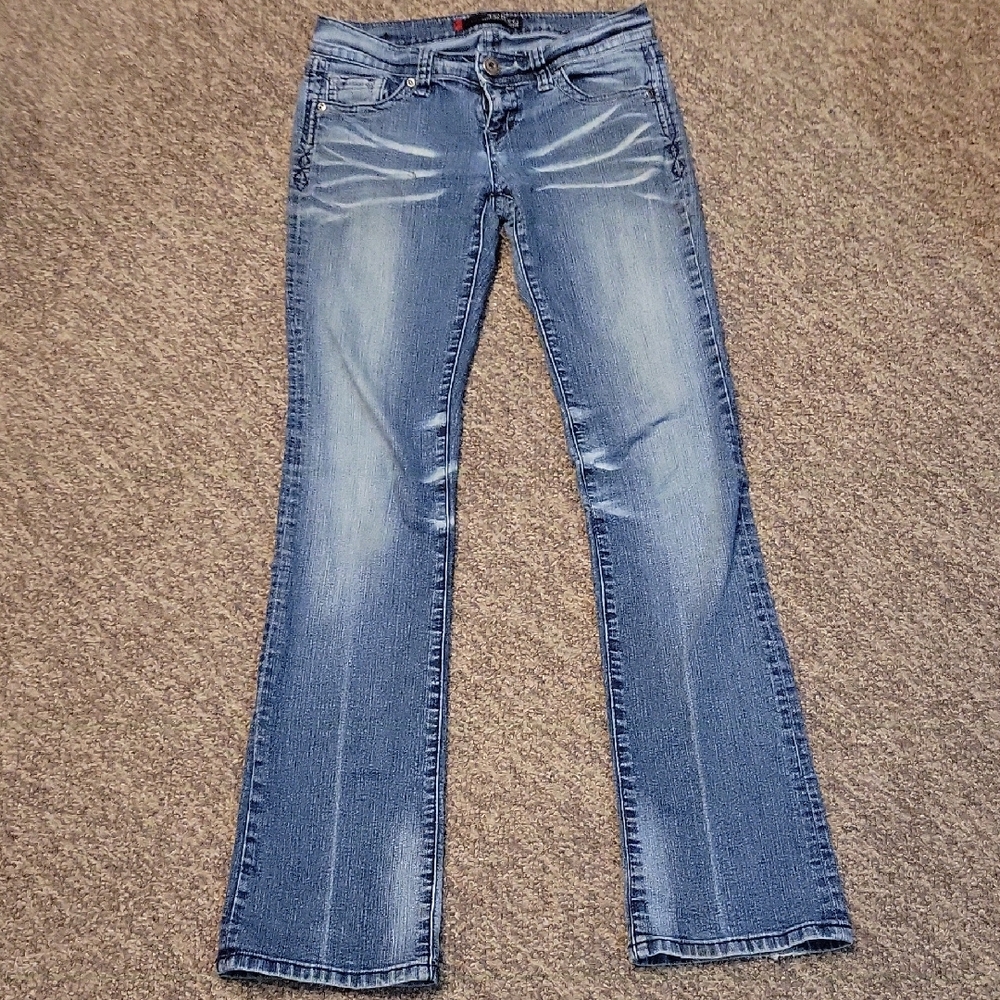 Zara Blue Boot Cut Jeans with Classic Flare